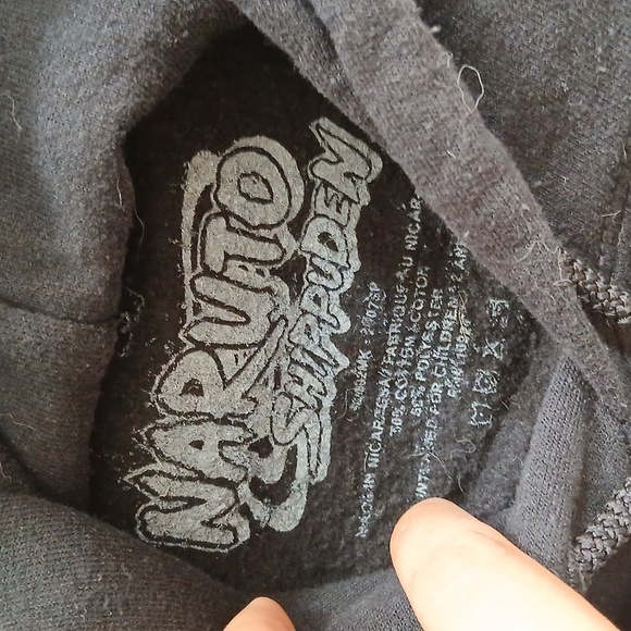 Naruto anime black hoodie size small - Picture 6 of 11